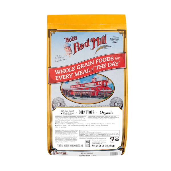 Bobs Red Mill Natural Foods Bob's Red Mill Organic Corn Flour 25lbs 6007B25 - main
